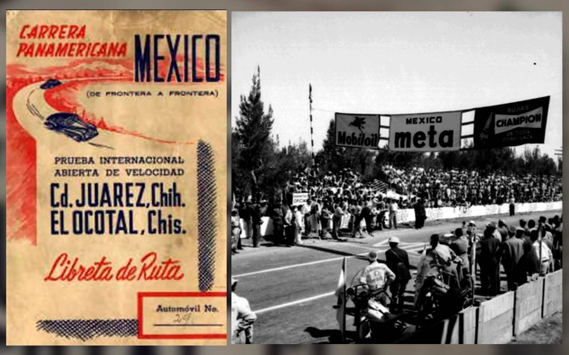 Carrera Panamericana "México" La competencia que iba de Chiapas hasta